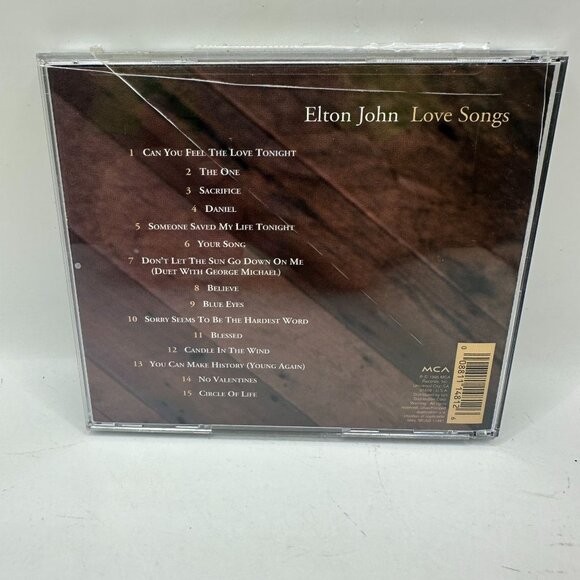 Elton John Love Songs CD Album MCA Records - Picture 2 of 3
